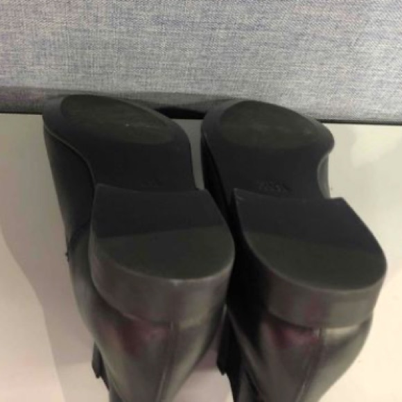 Zara Men, Men's Black leather Boots, Size 11 and 7 - Picture 4 of 6